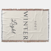 柔らかい冬光 スローブランケット (正面)