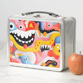 柔らかい型枠（歯とパターン） メタルランチボックス (インサイチュ)