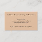 柔らかい夏 – セラピスト 名刺 (裏面)