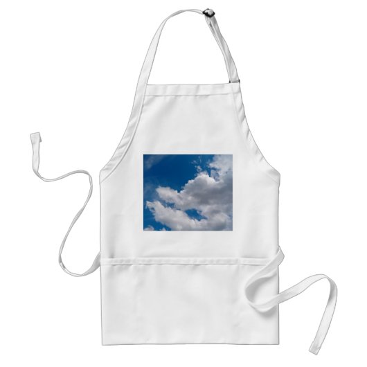 柔らかい大きな白い雲 スタンダードエプロン (正面)
