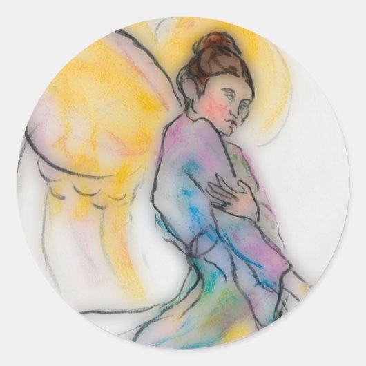 柔らかい天使 ラウンドシール (正面)