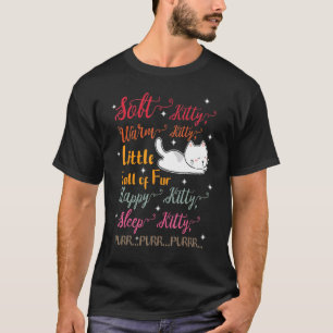 柔らかい子猫暖かい子猫毛皮のスリープキットの小さなボール Tシャツ
