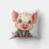 柔らかい子豚のクッション クッション (裏面)