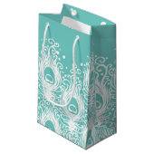 柔らかい孔雀の羽 スモールペーパーバッグ (正面アングル)