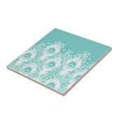 柔らかい孔雀の羽 タイル (側面)