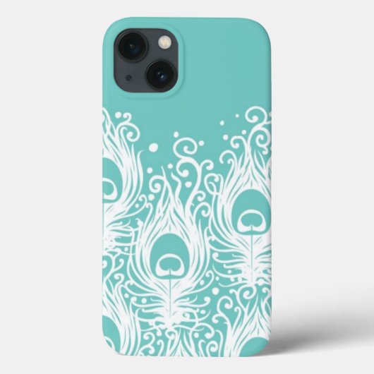 柔らかい孔雀の羽 Case-Mate iPhoneケース (裏面)