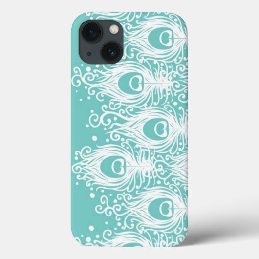 柔らかい孔雀の羽 Case-Mate iPhoneケース (裏面)