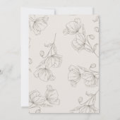 柔らかい季節の結婚式は日付を保存する セーブザデート (裏面)