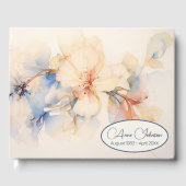 柔らかい抽象芸術ハナミズキの花 ゲストブック (正面)