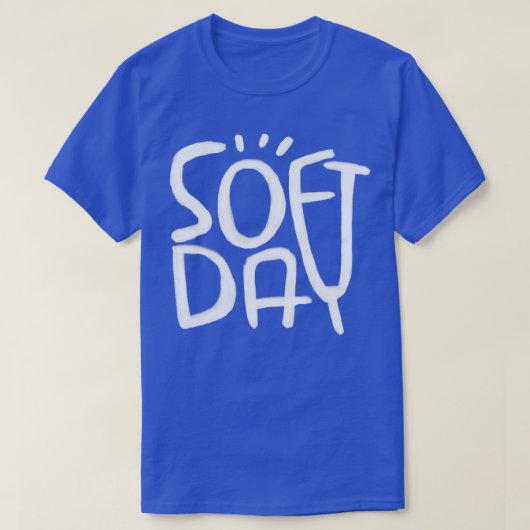 柔らかい日のアイルランド語フレーズ Tシャツ (デザイン正面)