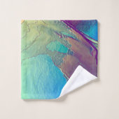 柔らかい明るい色のロッキー砂丘 バスタオルセット (ウォッシュタオル)