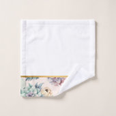 柔らかい桃フローラバスルーム用タオルセット バスタオルセット (ウォッシュタオル)