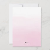 柔らかい植物学のバーラップ |イースターフォトカード シーズンカード (裏面)