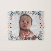 柔らかい植物性パステルフローラ写真 ジグソーパズル (横)