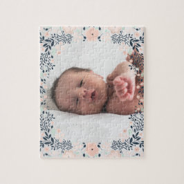 柔らかい植物性パステルフローラ写真 ジグソーパズル