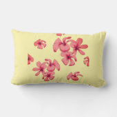 柔らかい植物枕ロマンチックなバラクッション ランバークッション (裏面)