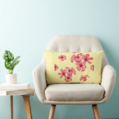 柔らかい植物枕ロマンチックなバラクッション ランバークッション (椅子)