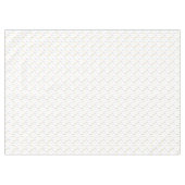 柔らかい水の色の山形のパターン テーブルクロス (正面(横))