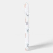 柔らかい水の色の山形のパターン Case-Mate iPhoneケース (裏面 / 左)