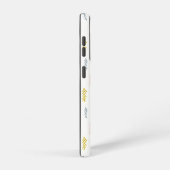 柔らかい水の色の山形のパターン SAMSUNG GALAXYケース (右側面)