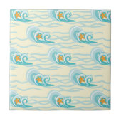 柔らかい波パターン タイル (正面)