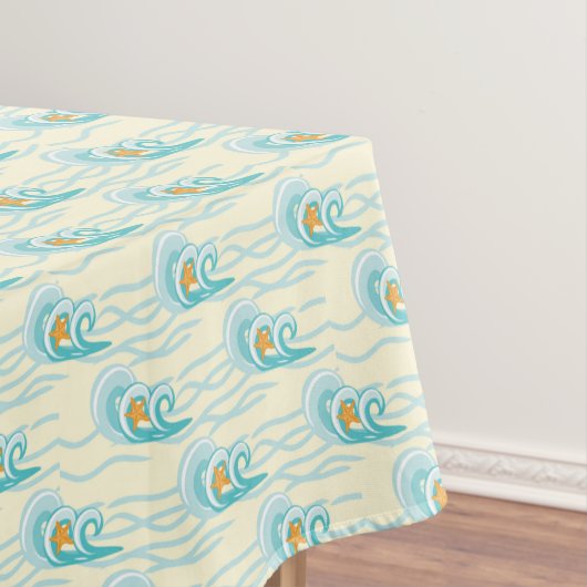 柔らかい波パターン テーブルクロス (インサイチュ)