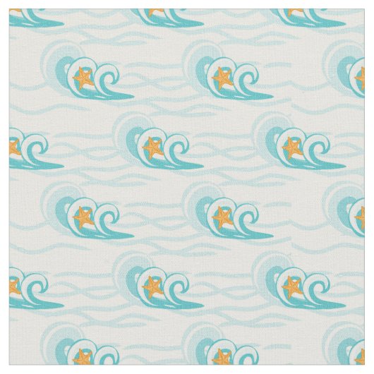 柔らかい波パターン ファブリック (クローズアップ)