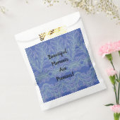 柔らかい渦巻き青の美しい瞬間 フェイバーバッグ (封をした状態)