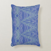 柔らかい渦(青) アクセントクッション (正面(垂直))