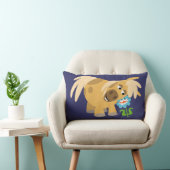 柔らかい漫画のポニーと花の枕 ランバークッション (椅子)