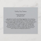 柔らかい灰色の方向 エンクロージャーカード (正面)