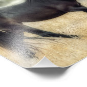 柔らかい焦点の馬の写真 フォトプリント            (角)