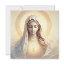 柔らかい白い色調の母マリア