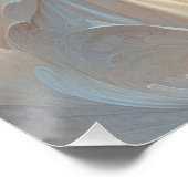 柔らかい白い色調の母マリア ポスター (コーナー)