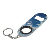 柔らかい白い雲 キーホルダー栓抜き (正面アングル)