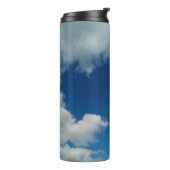 柔らかい白い雲 タンブラー (回転左)