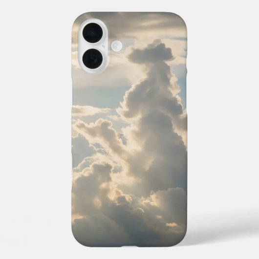 柔らかい白と灰色の雲の形成 Case-Mate iPhoneケース (裏面)