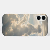 柔らかい白と灰色の雲の形成 Case-Mate iPhoneケース (裏面 (横))
