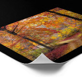 柔らかい秋の雨 ポスター (角)