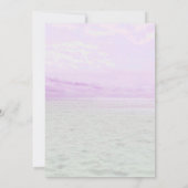 *～*柔らかい空のビーチ海砂   PhotoWeding 招待状 (裏面)