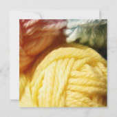 柔らかい糸玉 招待状 (裏面)