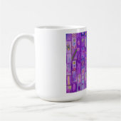 柔らかい紫のレンガのマグカップ コーヒーマグカップ (左)