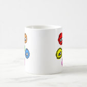 柔らかい細菌 コーヒーマグカップ (中央)