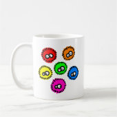 柔らかい細菌 コーヒーマグカップ (左)