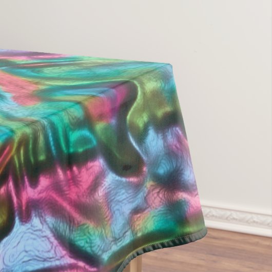 柔らかい絹のような色合いで着色された岩またはゴロゴロした テーブルクロス (インサイチュ)