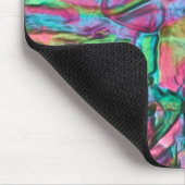 柔らかい絹のような色合いで着色された岩またはゴロゴロした マウスパッド (コーナー)