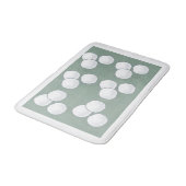 柔らかい綿玉浴場エレガントデザイン バスマット (アングル)