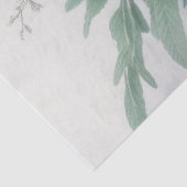 柔らかい緑のトーンクリスマスキャンドル 薄葉紙 (詳細)