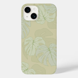 柔らかい緑のモンステラの葉 Case-Mate iPhone 14ケース