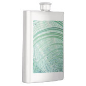 柔らかい緑の植物ヤシの葉 フラスク (右)